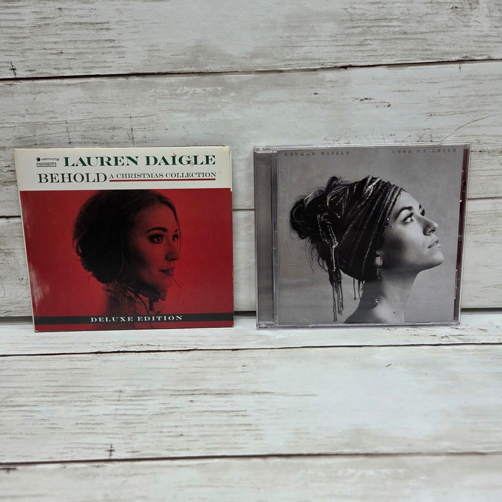 Lauren Daigle CD Bundle Behold Deluxe & Look Up Child Christian Music 2pc Set